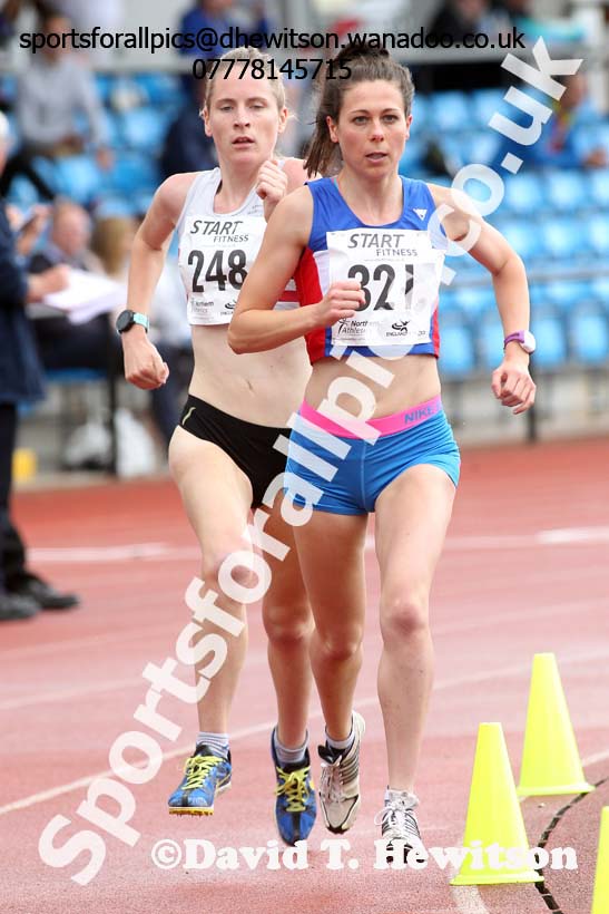 Senior womens 5000 metres, Northern Championships, Sport City, Manchester. Photo: David T. Hewitson/Sports for All Pics